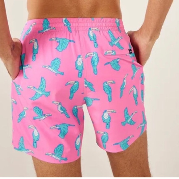 Chubbies Men's Classic Swim Trunks The Toucan Do Its Boardshorts 2XL - Picture 2 of 6